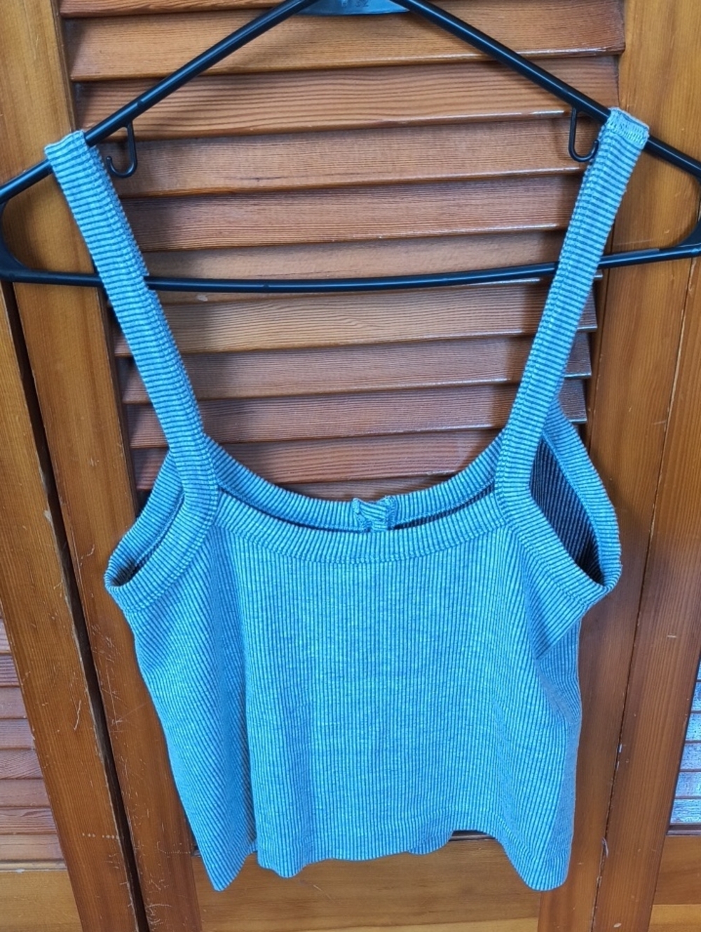 Free People Clean Slate Ribbed Henley In Light Grey - Picture 3 of 4